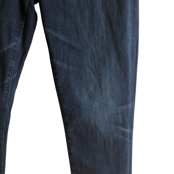 AG The Mila Ankle Sz 27 Super High Rise Skinny Frayed Crop Hem Dark Indigo Wash - Picture 10 of 16